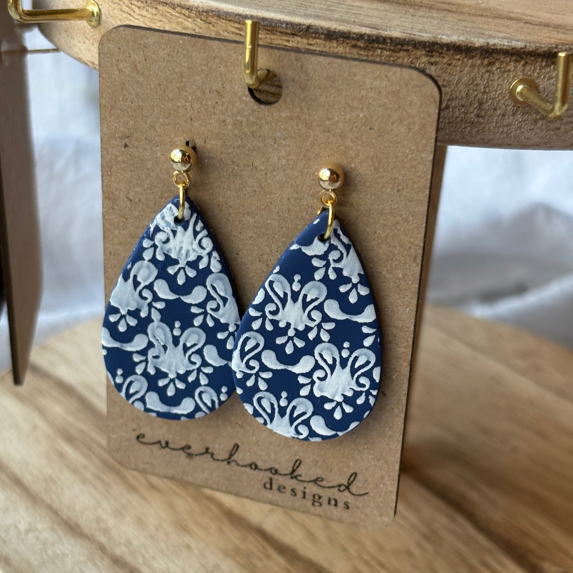 Chinoiserie_navy_white_floral_teardrop_earrings_everhooked