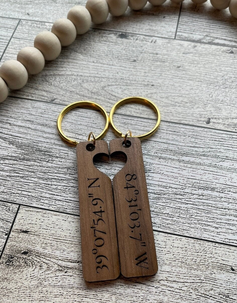 Pair and Share Keepsake Keychains